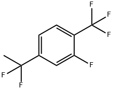 4-(1,1-Difluoroethyl)-2-fluoro-1-(trifluoromethyl)benzene Structure