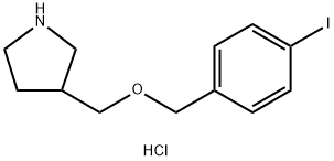 4-Iodobenzyl 3-pyrrolidinylmethyl etherhydrochloride|