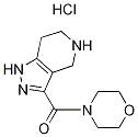 4-Morpholinyl(4,5,6,7-tetrahydro-1H-pyrazolo-[4,3-c]pyridin-3-yl)methanone hydrochloride Structure