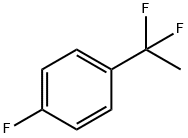 1-(1,1-ジフルオロエチル)-4-フルオロベンゼン 化学構造式