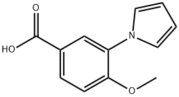 4-Methoxy-3-pyrrol-1-yl-benzoic acid Structure
