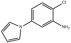 2-Chloro-5-pyrrol-1-yl-phenylamine Structure