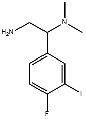 1-(3,4-Difluoro-phenyl)-N*1*,N*1*-dimethyl-ethane-1,2-diamine Structure