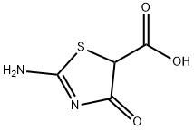 2-Imino-4-oxo-thiazolidine-5-carboxylic acid Struktur