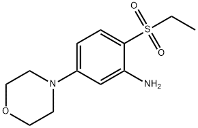 2-(Ethylsulfonyl)-5-(4-morpholinyl)aniline Structure
