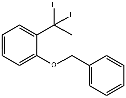 1-Benzyloxy-2-(1,1-difluoroethyl)benzene Struktur