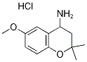 6-Methoxy-2,2-dimethyl-chroman-4-ylaminehydrochloride Structure