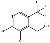 [2,3-Dichloro-5-(trifluoromethyl)-4-pyridinyl]-methanol Structure