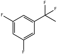 1-(1,1-ジフルオロエチル)-3,5-ジフルオロベンゼン 化学構造式