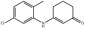 3-[(5-氯-2-甲基苯基)氨基]-1-环己-2-烯酮 结构式