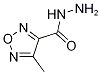 1,2,5-oxadiazole-3-carboxylic acid, 4-methyl-, hydrazide