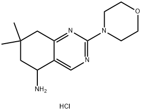 5-quinazolinamine, 5,6,7,8-tetrahydro-7,7-dimethyl-2-(4-mo|7,7-二甲基-2-吗啉-4-基-5,6,7,8-四氢喹唑啉-5-胺二盐酸盐