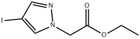 (4-碘-1H-吡唑-1-基)乙酸乙酯, 82231-59-2, 结构式
