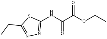 acetic acid, [(5-ethyl-1,3,4-thiadiazol-2-yl)amino]oxo-, e Struktur