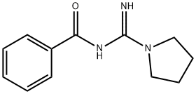 N-(氨基-吡咯烷-1-基-亚甲基)苯甲酰胺, 35953-94-7, 结构式