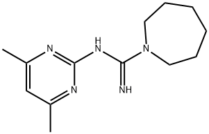 N-(4,6-Dimethylpyrimidin-2-yl)azepane-1-carboximidamide Structure