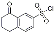 8-Oxo-5,6,7,8-tetrahydro-2-naphthalene-sulfonoyl chloride 化学構造式