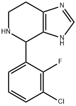 4-(3-Chloro-2-fluorophenyl)-4,5,6,7-tetrahydro-3H-imidazo[4,5-c]pyridine Structure