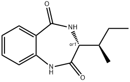 REL-(3R)-3,4-二氢-3-[(1R)-1-甲基丙基]-1H-1,4-苯二氮卓-2,5-二酮, 1212233-39-0, 结构式