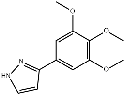 3-(3,4,5-Trimethoxyphenyl)-1H-pyrazole Struktur