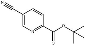 tert-Butyl 5-cyano-2-pyridinecarboxylate Struktur