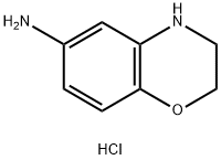 3,4-Dihydro-2H-1,4-benzoxazin-6-amine hydrochloride Struktur
