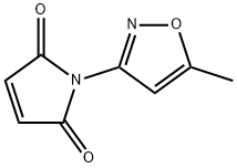 1-(5-甲基-3-异恶唑)吡咯-2,5-二酮, 89143-12-4, 结构式