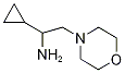 (1-Cyclopropyl-2-morpholin-4-ylethyl)amine Structure