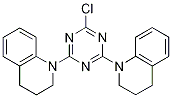 1,1'-(6-Chloro-1,3,5-triazine-2,4-diyl)-bis-1,2,3,4-tetrahydroquinoline Structure