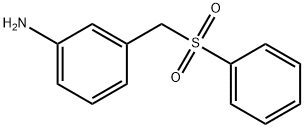3-[(苯磺酰基)甲基]苯胺, 135294-61-0, 结构式