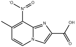 7-Methyl-8-nitroimidazo[1,2-a]-pyridine-2-carboxylic acid Structure