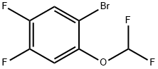 1-Bromo-2-(difluoromethoxy)-4,5-difluoro-benzene,1242258-46-3,结构式