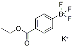 4-乙氧羰基苯基三氟硼酸钾, 1439402-07-9, 结构式