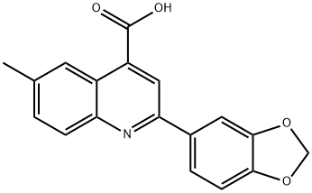 2-(1,3-BENZODIOXOL-5-YL)-6-METHYLQUINOLINE-4-CARBOXYLIC ACID|2-(1,3-苯并二唑-5-基)-6-甲基-喹啉-4-羧酸