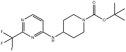 tert-butyl 4-{[2-(trifluoromethyl)pyrimidin-4-yl]amino}piperidine-1-carboxylate|