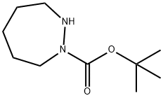 tert-butyl 1,2-diazepane-1-carboxylate Struktur
