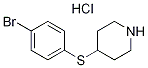 4-[(4-BROMOPHENYL)THIO]PIPERIDINE HYDROCHLORIDE, 1134681-62-1, 结构式