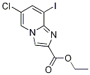 ethyl 6-chloro-8-iodoimidazo[1,2-a]pyridine-2-carboxylate 化学構造式