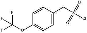 (4-(trifluoromethoxy)phenyl)methanesulfonyl chloride, 683813-55-0, 结构式