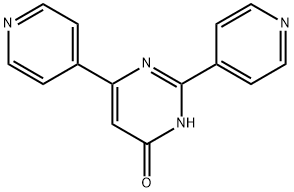 2,6-ジ(ピリジン-4-イル)ピリミジン-4-オール 化学構造式