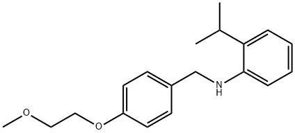 2-Isopropyl-N-[4-(2-methoxyethoxy)benzyl]aniline|2-ISOPROPYL-N-[4-(2-METHOXYETHOXY)BENZYL]ANILINE