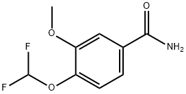 4-(Difluoromethoxy)-3-methoxybenzamide 结构式