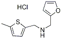 Furan-2-ylmethyl-(5-methyl-thiophen-2-ylmethyl)-amine hydrochloride Structure