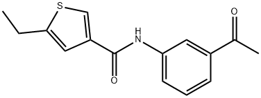 N-(3-Acetylphenyl)-5-ethylthiophene-3-carboxamide|N-(3-乙酰苯基)-5-乙基-噻吩-3-甲酰胺