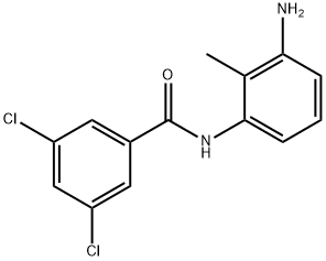 N-(3-Amino-2-methylphenyl)-3,5-dichlorobenzamide Structure