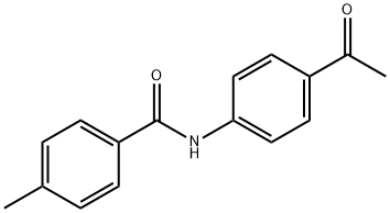 N-(4-Acetylphenyl)-4-methylbenzamide Struktur