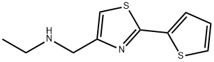 N-[(2-Thien-2-yl-1,3-thiazol-4-yl)methyl]-ethanamine Structure