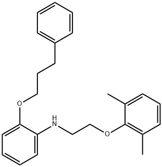 N-[2-(2,6-Dimethylphenoxy)ethyl]-2-(3-phenylpropoxy)aniline Structure