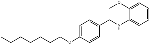 N-[4-(Heptyloxy)benzyl]-2-methoxyaniline Structure
