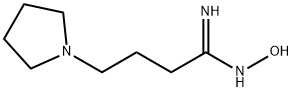 (1Z)-N'-hydroxy-4-pyrrolidin-1-ylbutanimidamide Struktur